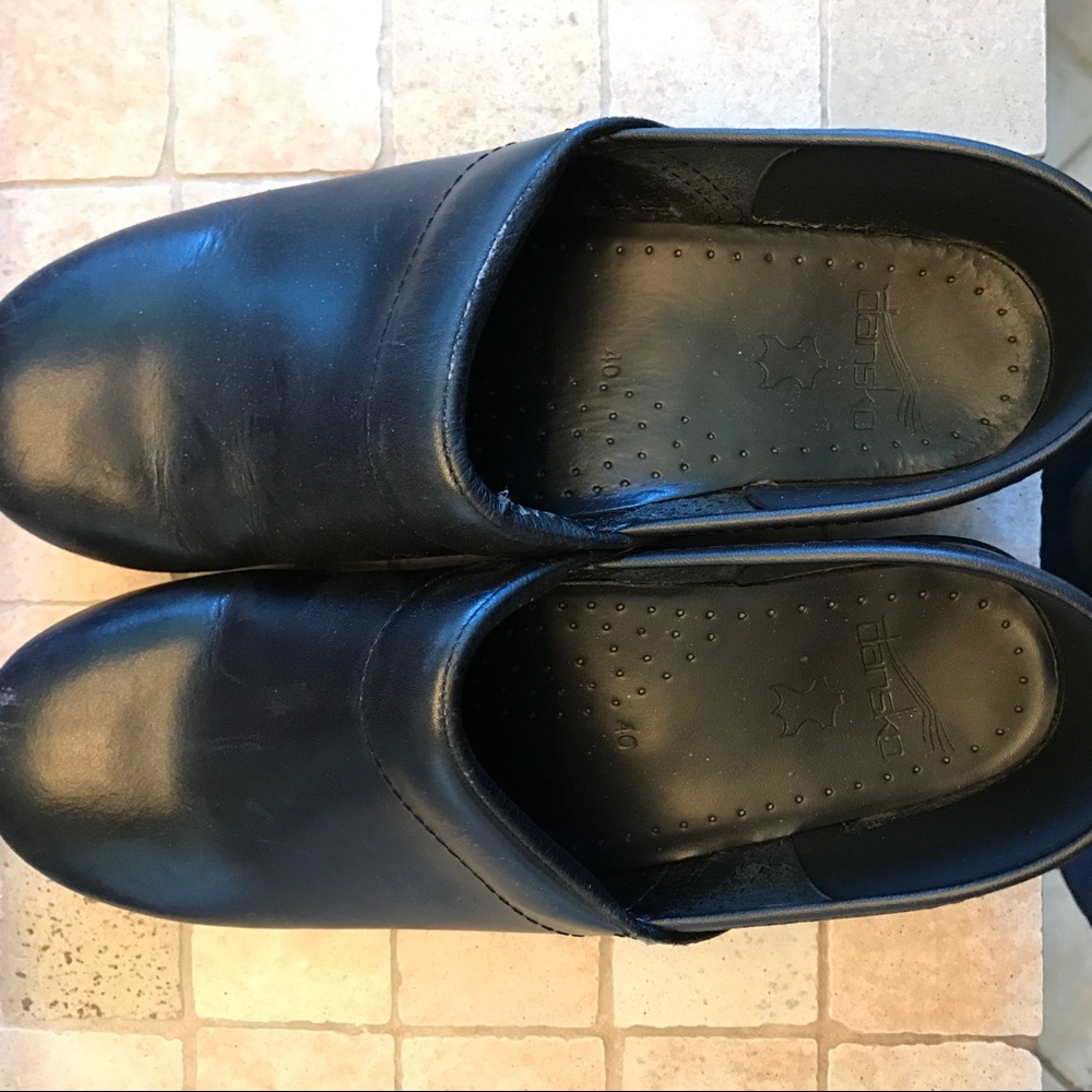 Dansko Black Clogs